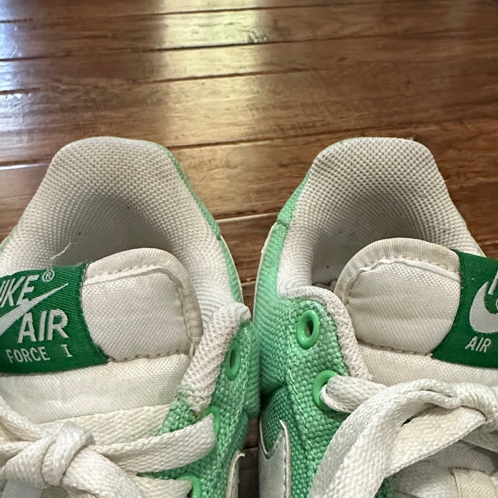 Nike Air Force 1 Low Canvas Tourmaline size 9.5 - Picture 8 of 10